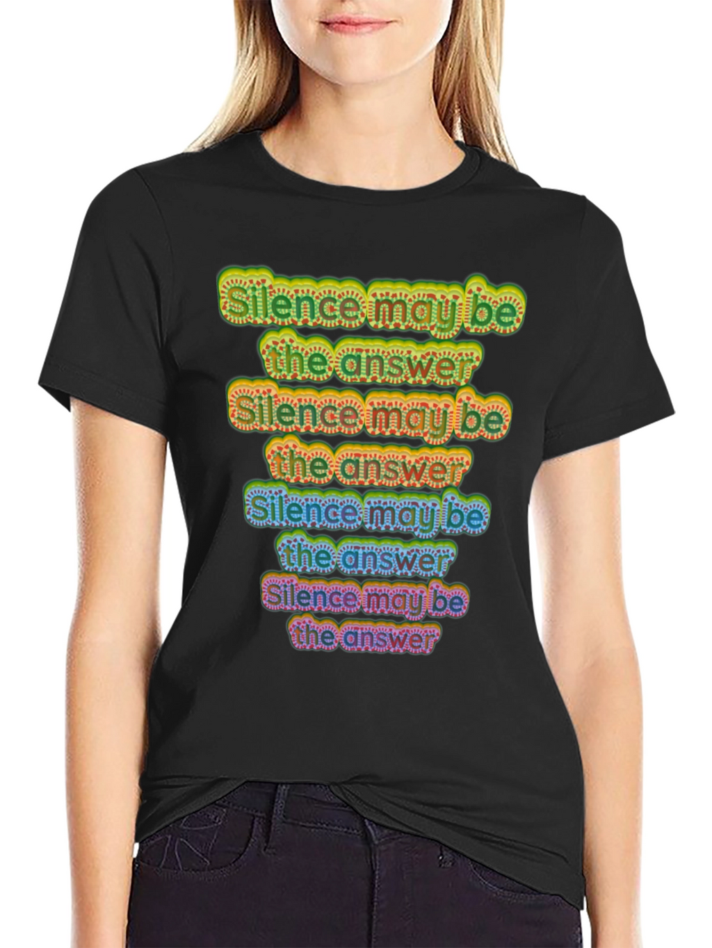 Silence May Be the Answer Graphic Tee