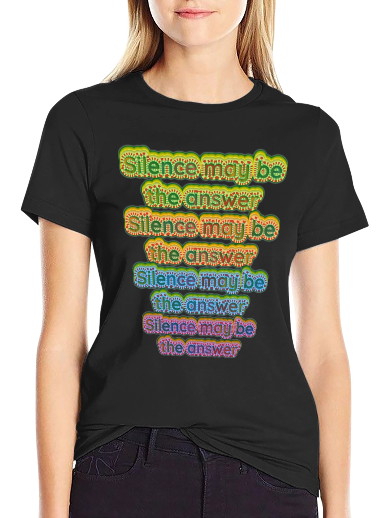 Silence May Be the Answer Graphic Tee