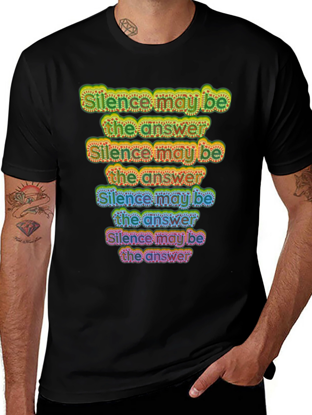 Silence May Be the Answer Graphic Tee