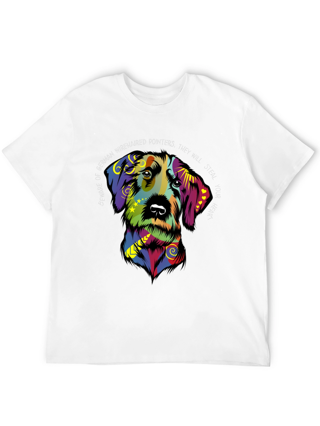 German Wirehaired Pointer Dog Graphic Tee