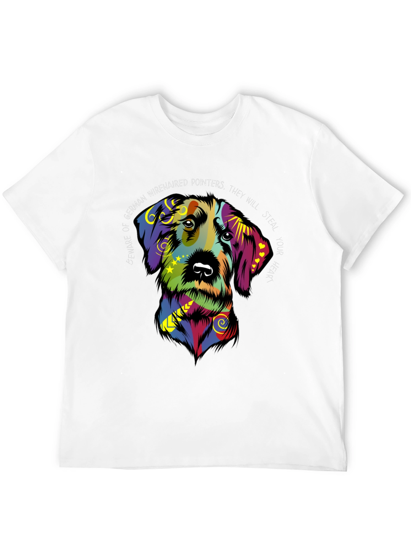 German Wirehaired Pointer Dog Graphic Tee