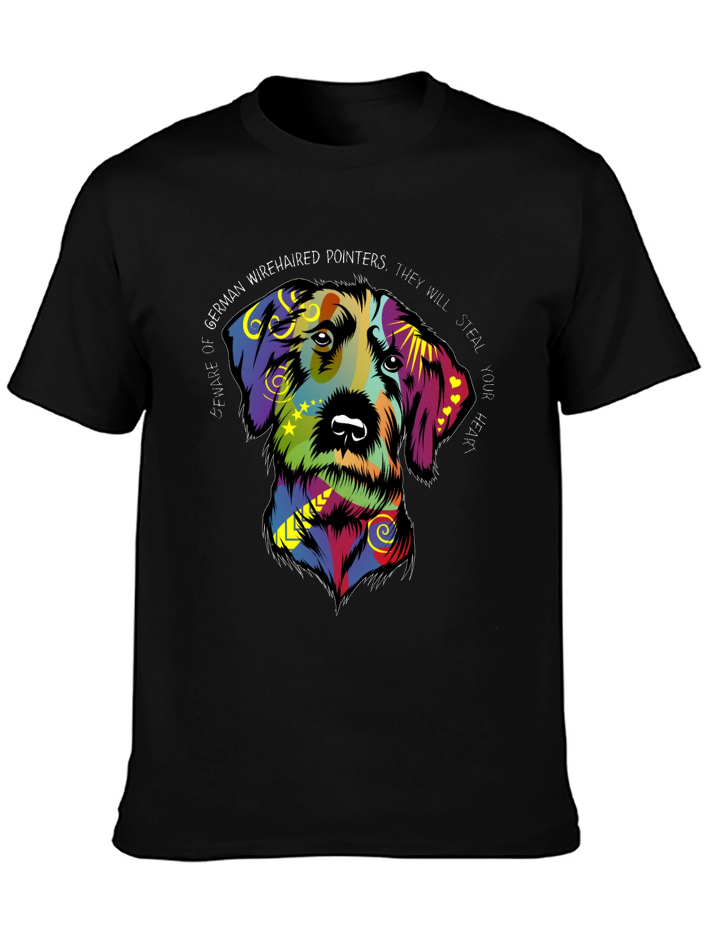 German Wirehaired Pointer Dog Graphic Tee