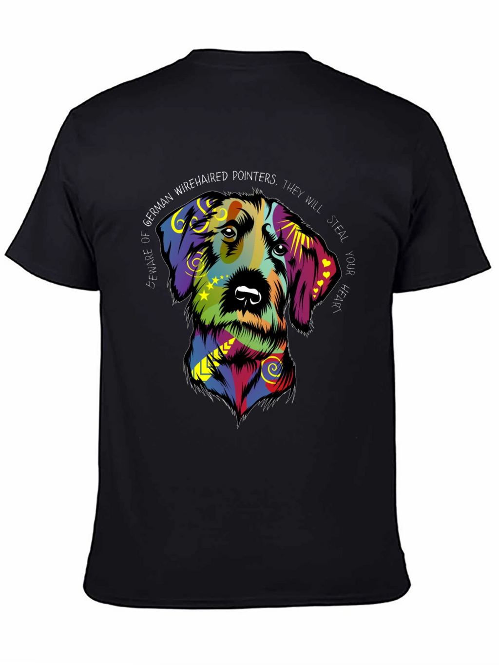 German Wirehaired Pointer Dog Graphic Tee