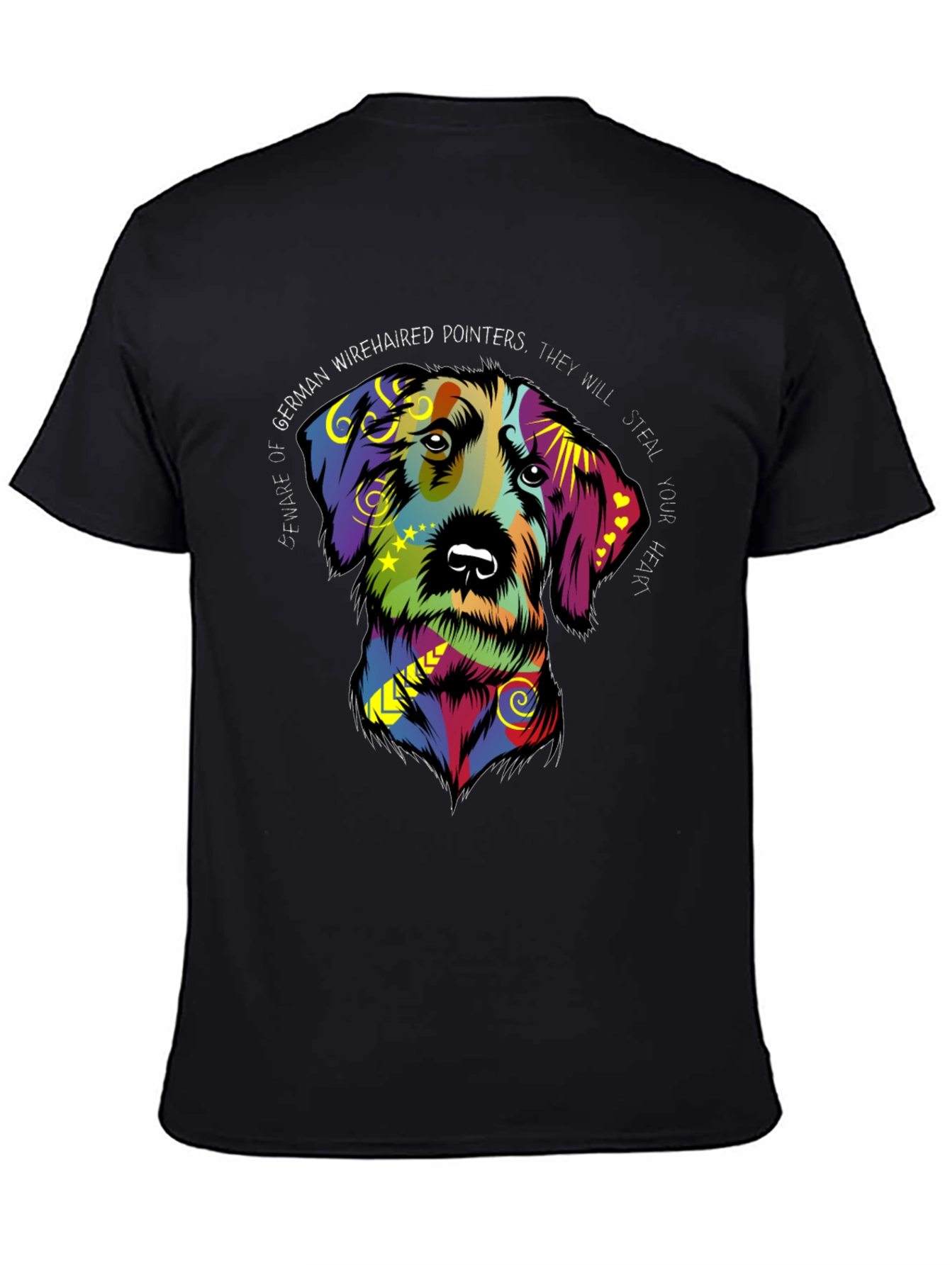 German Wirehaired Pointer Dog Graphic Tee