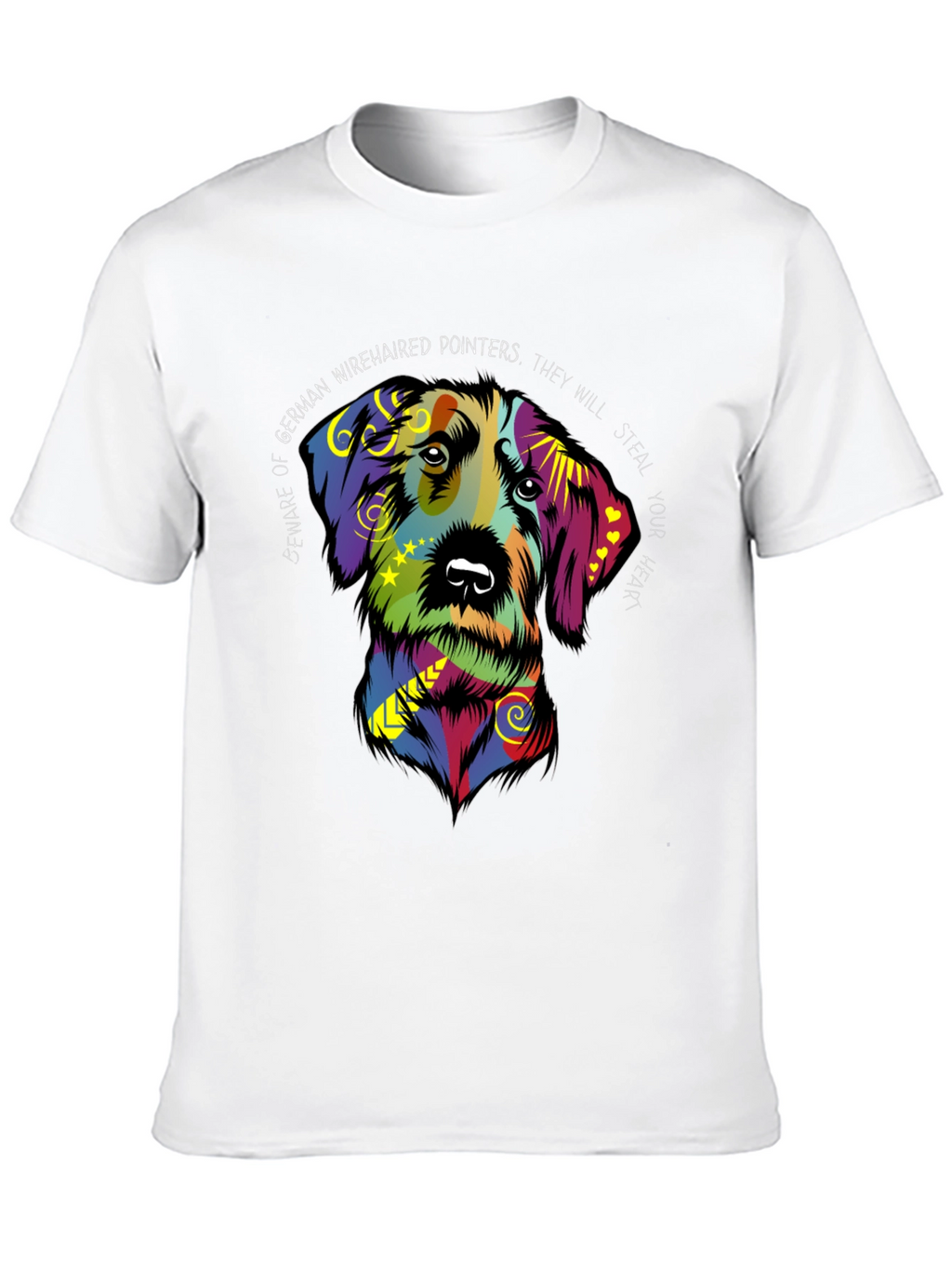 German Wirehaired Pointer Dog Graphic Tee