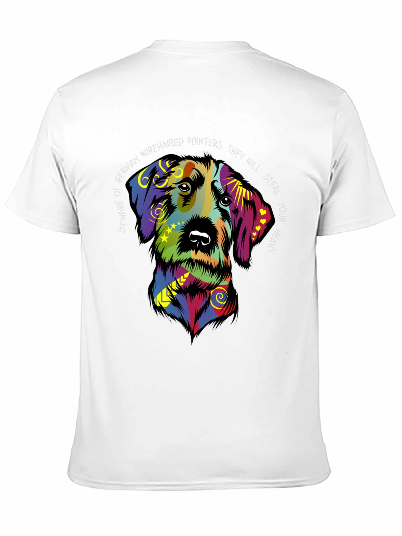 German Wirehaired Pointer Dog Graphic Tee