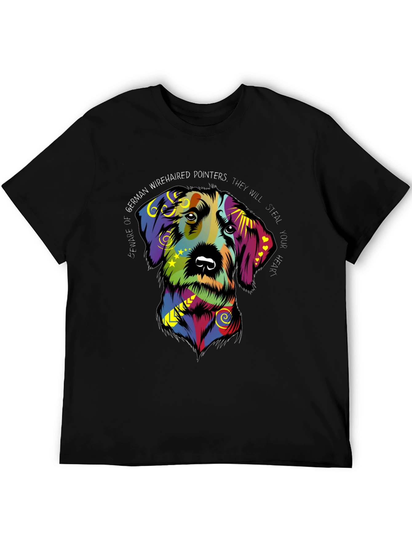German Wirehaired Pointer Dog Graphic Tee