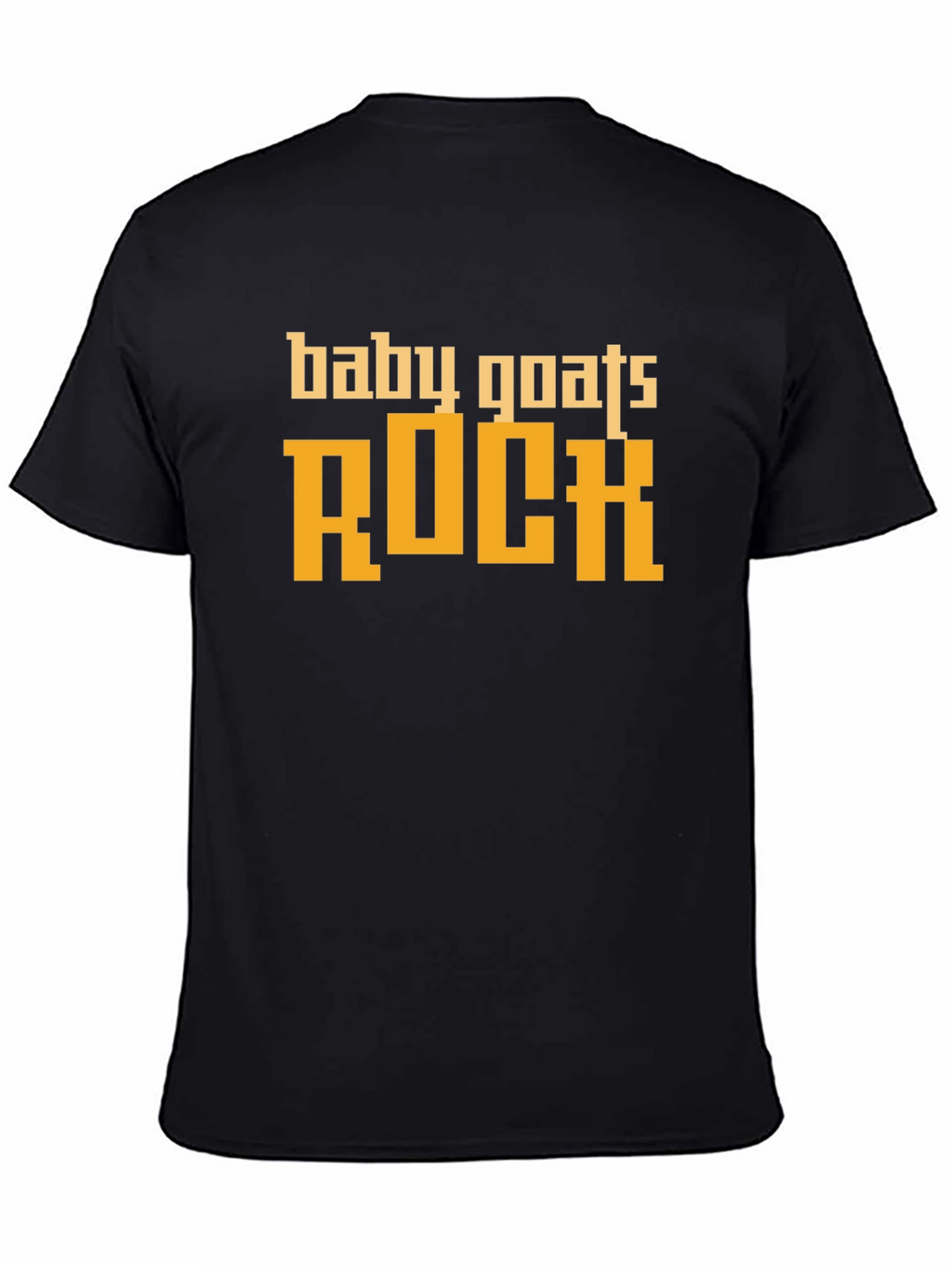 Baby Goats Rock Graphic Tee - Classic Black T-Shirt