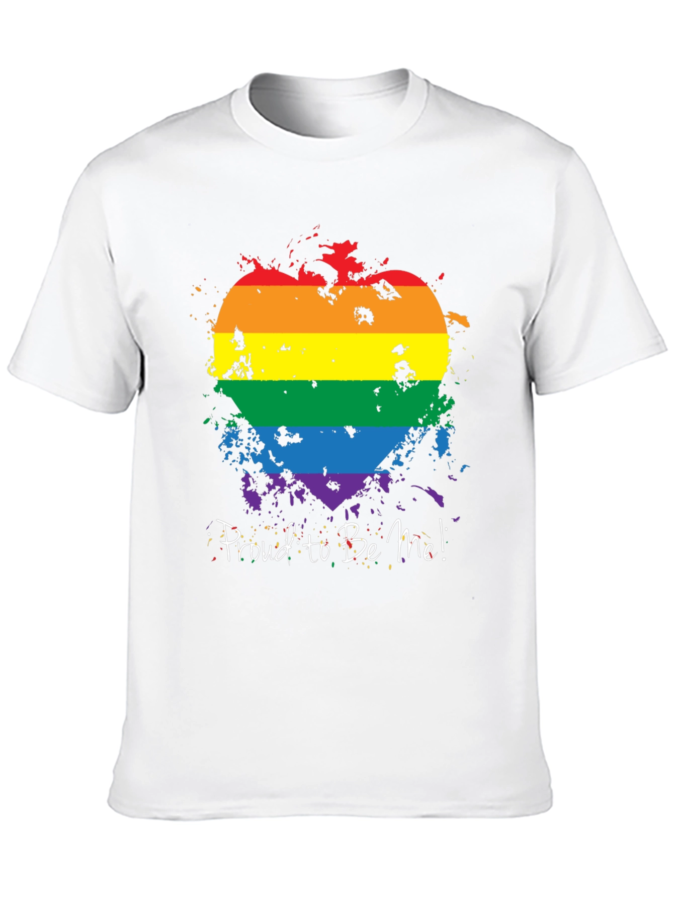 Pride Heart T-Shirt - Proud to Be Me!