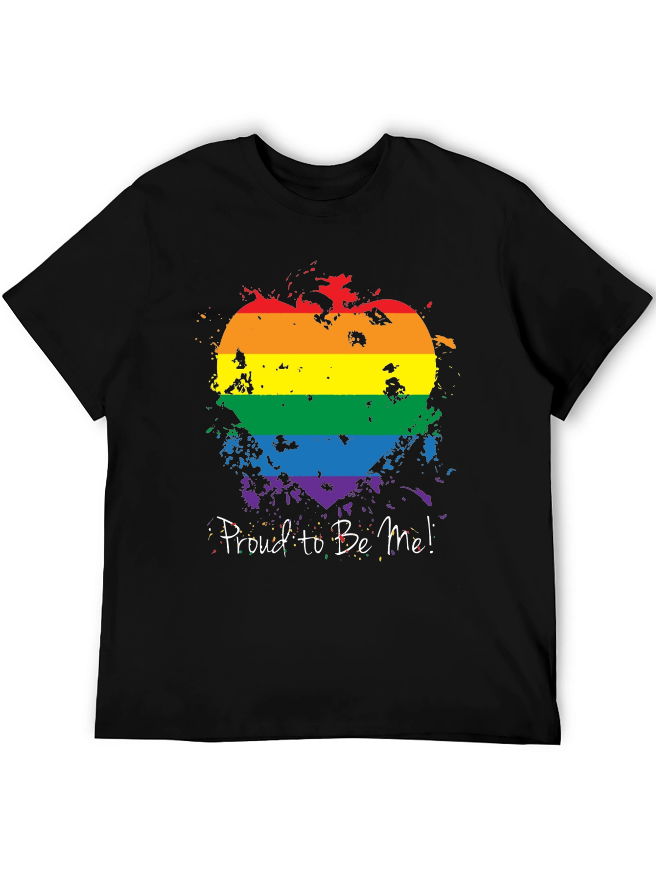 Pride Heart T-Shirt - Proud to Be Me!