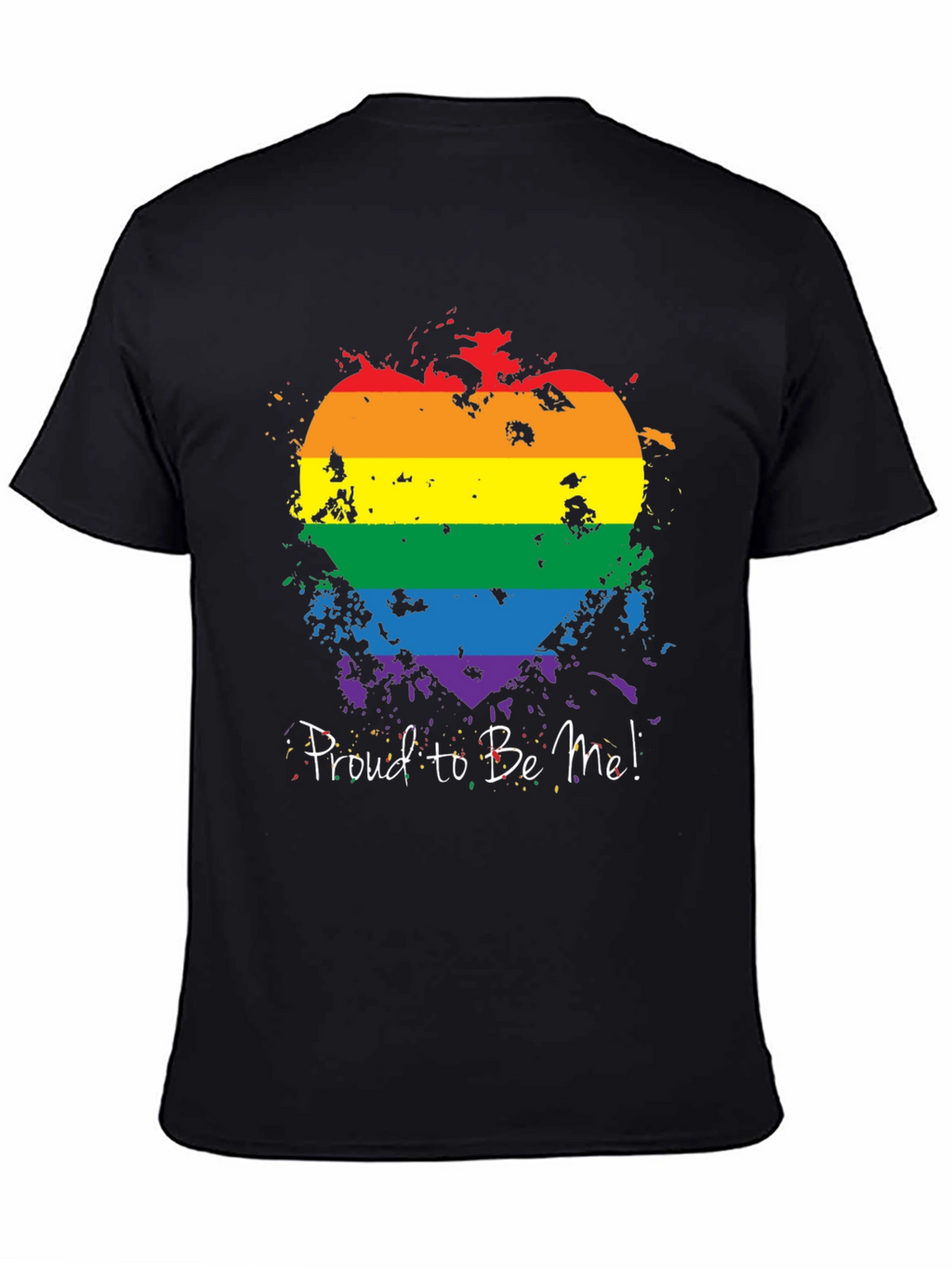 Pride Heart T-Shirt - Proud to Be Me!