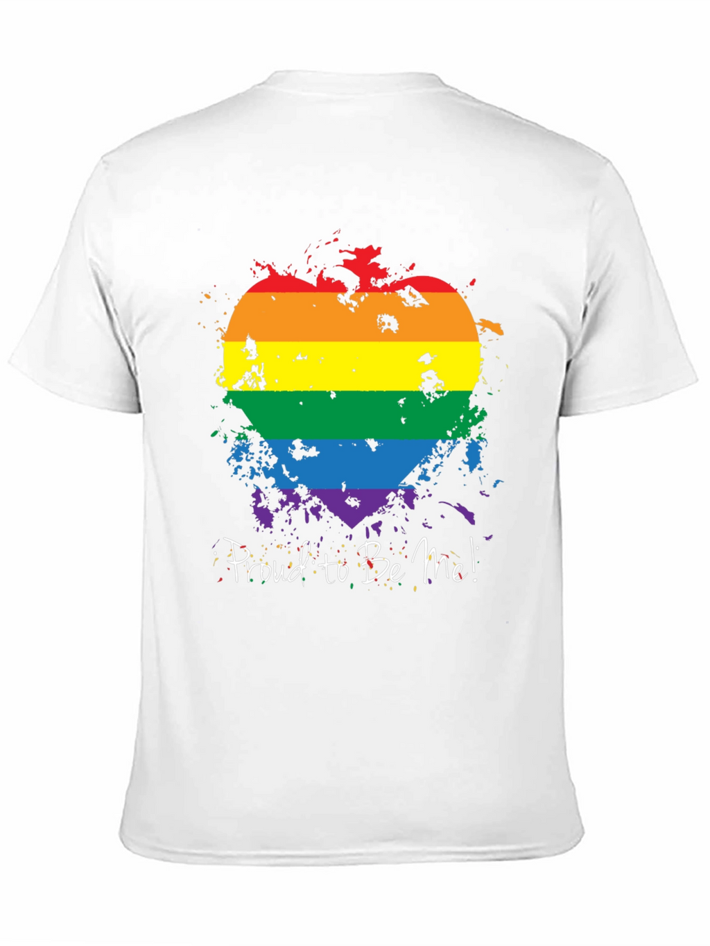 Pride Heart T-Shirt - Proud to Be Me!