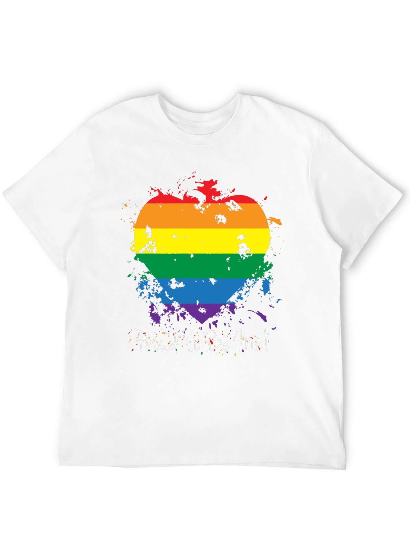 Pride Heart T-Shirt - Proud to Be Me!