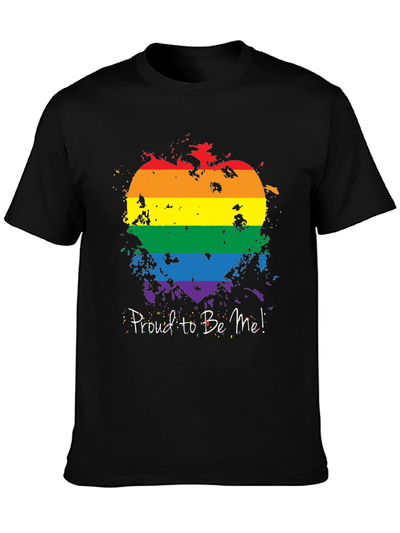 Pride Heart T-Shirt - Proud to Be Me!