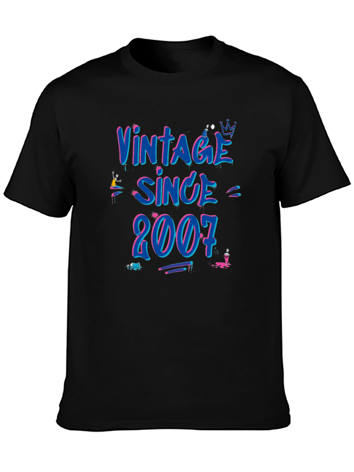 Vintage Since 2007 Graphic T-Shirt