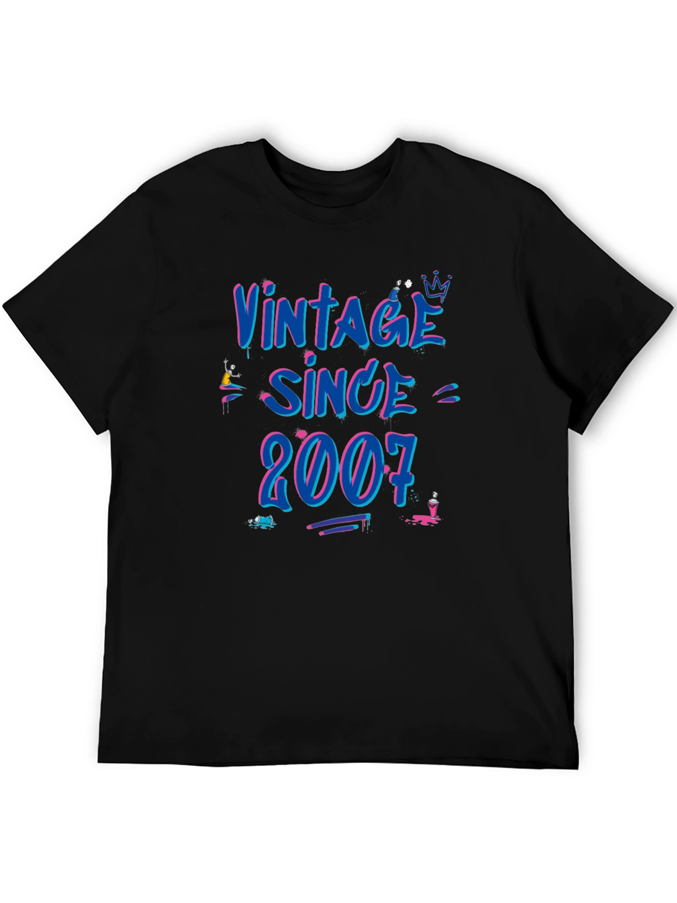 Vintage Since 2007 Graphic T-Shirt