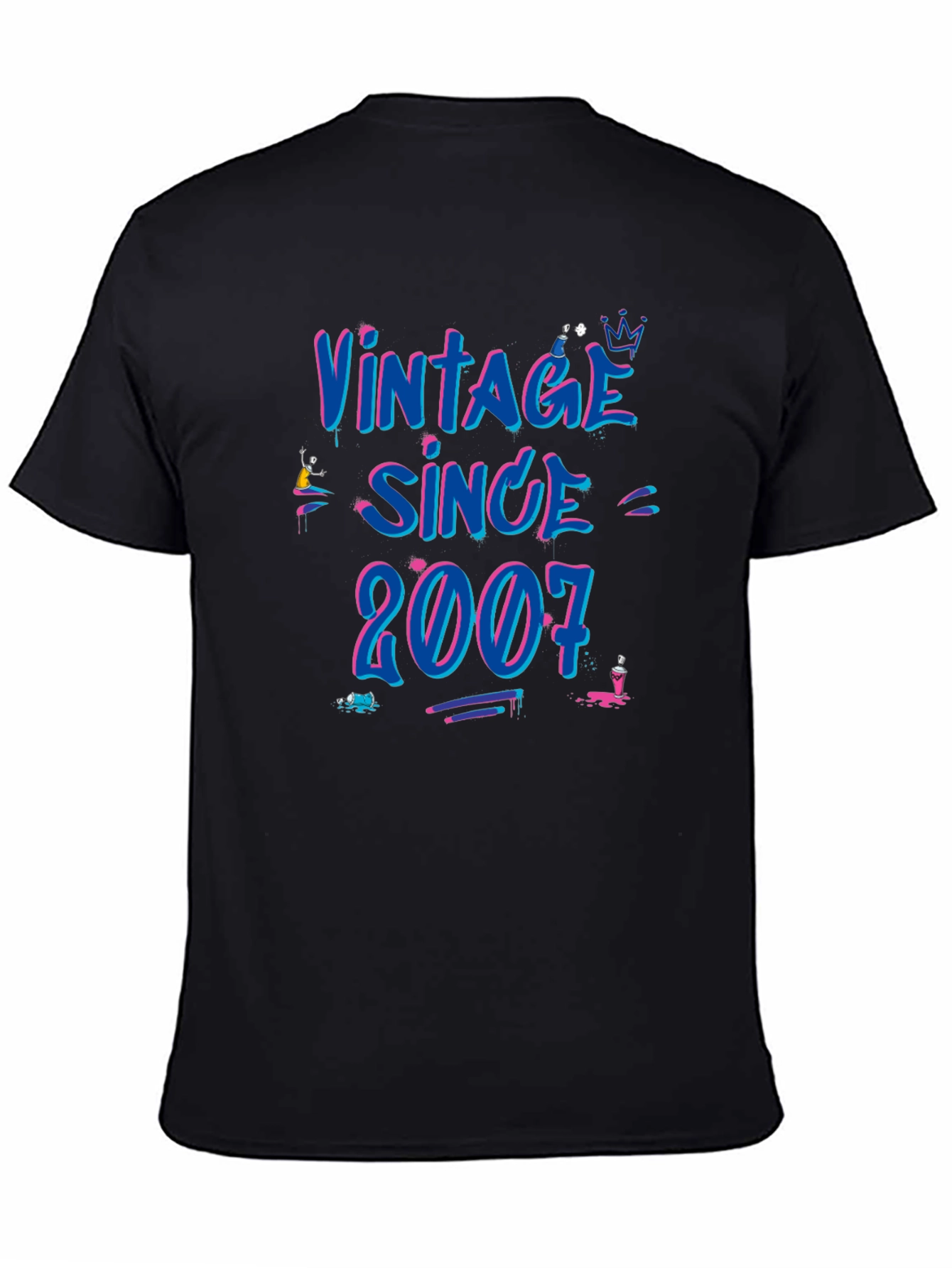Vintage Since 2007 Graphic T-Shirt