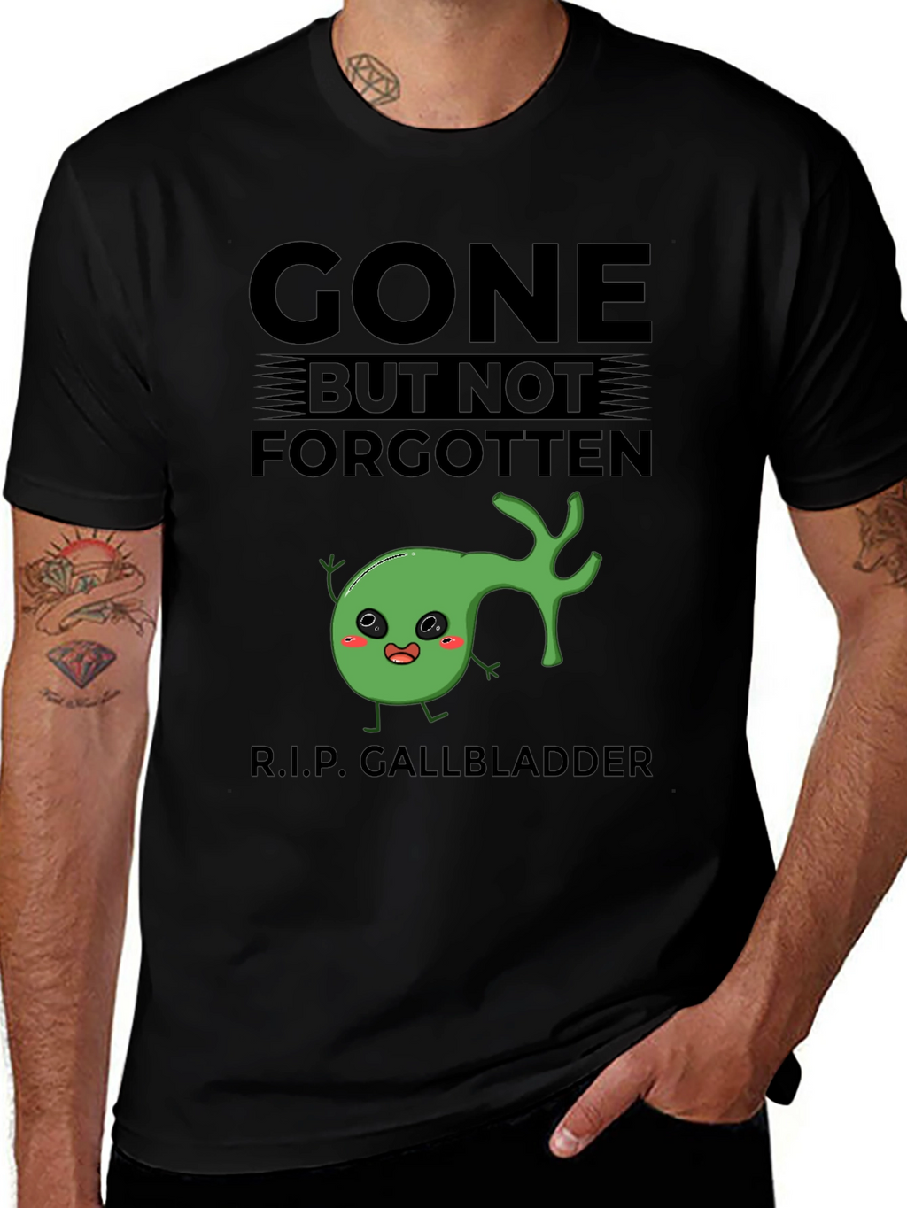 Gone But Not Forgotten Gallbladder T-Shirt