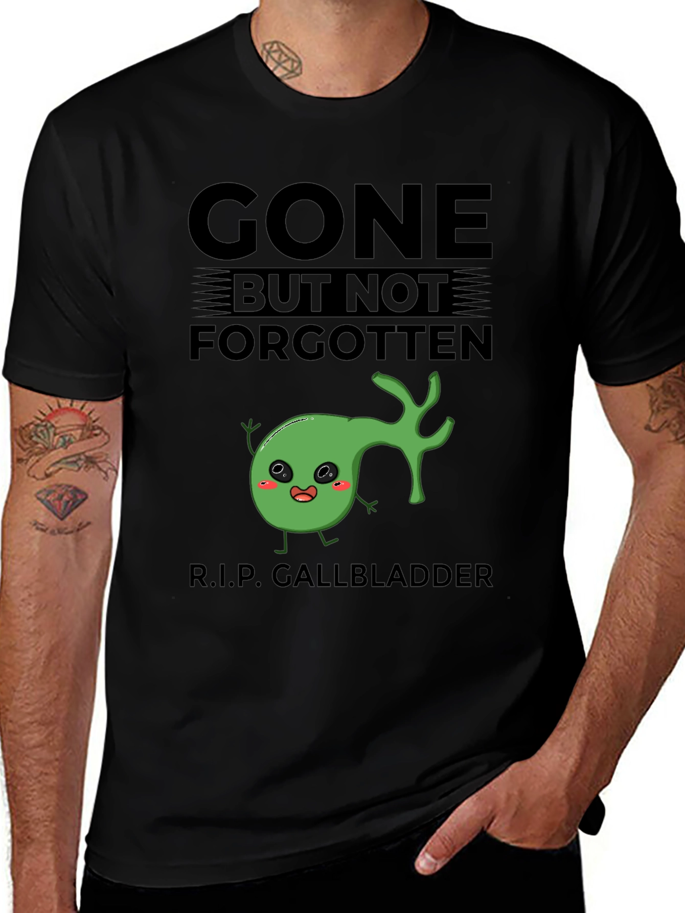 Gone But Not Forgotten Gallbladder T-Shirt