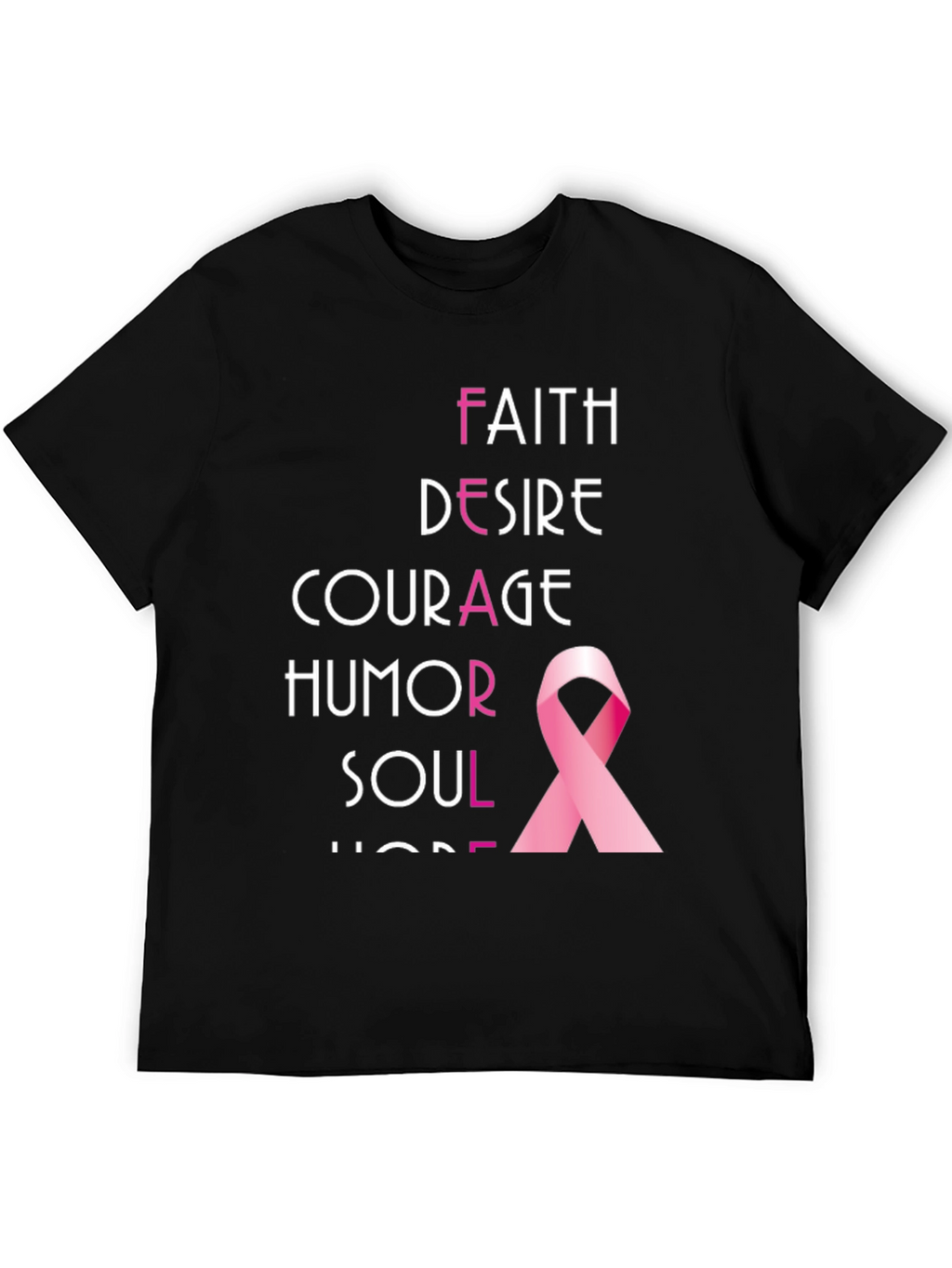 Breast Cancer Awareness Ribbon T-Shirt