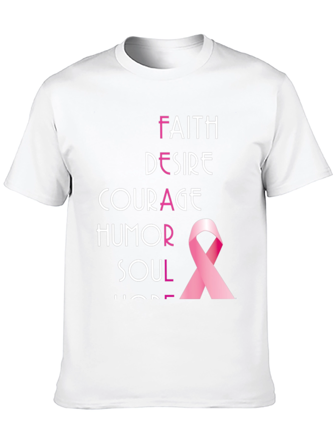 Breast Cancer Awareness Ribbon T-Shirt