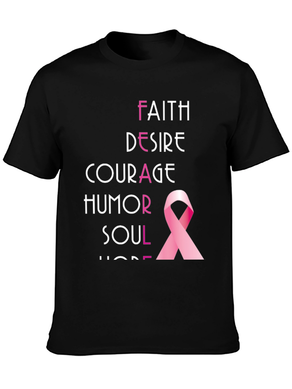 Breast Cancer Awareness Ribbon T-Shirt