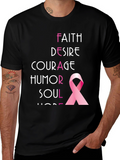 Breast Cancer Awareness Ribbon T-Shirt