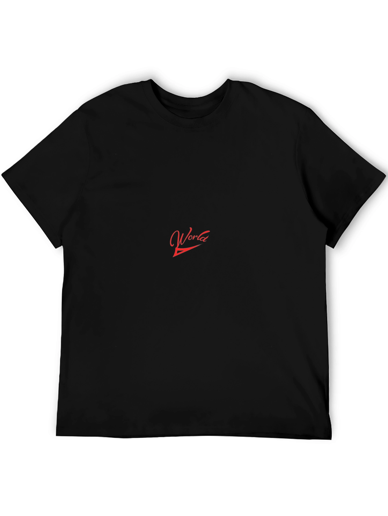 World Graphic Black T-Shirt