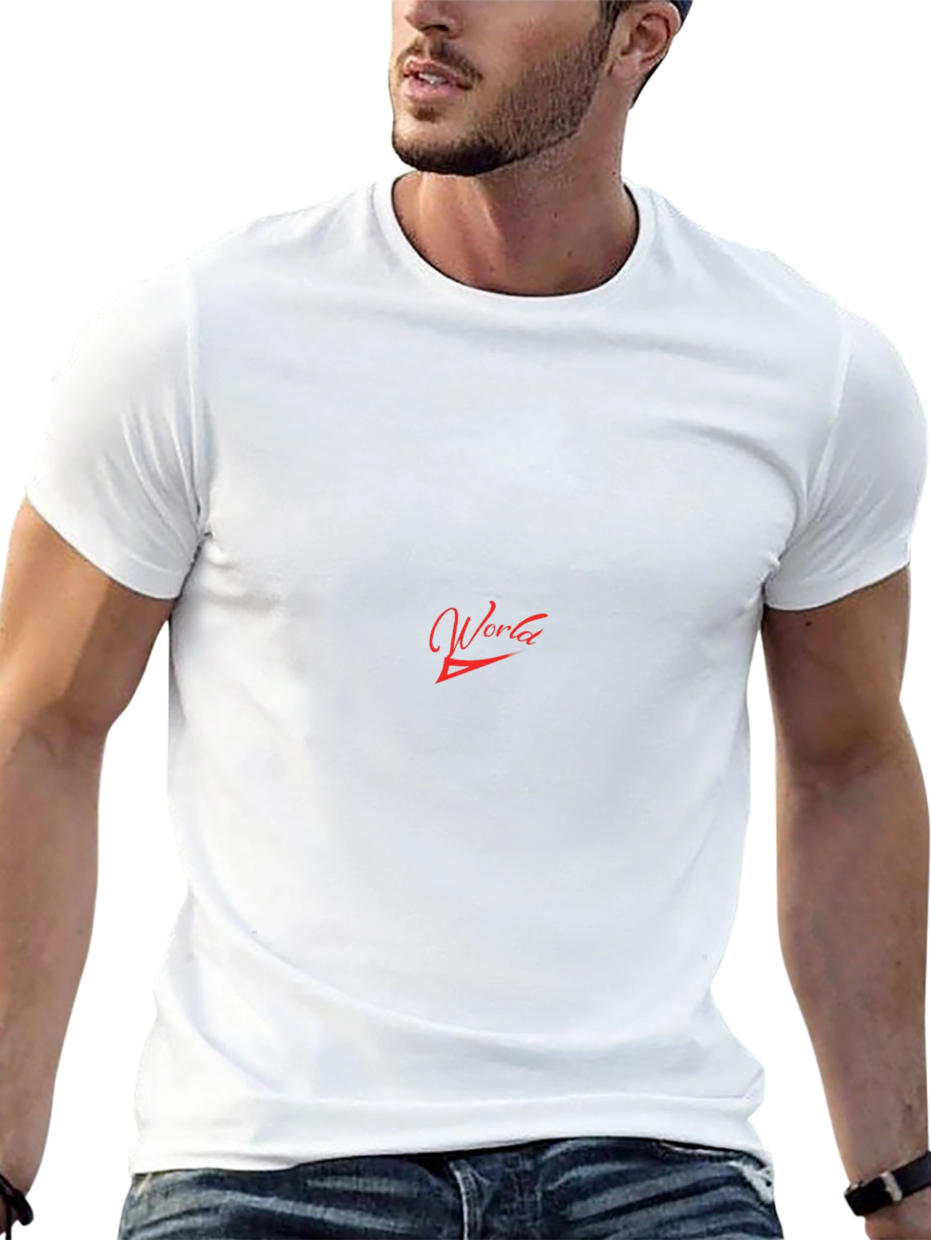 World Graphic Black T-Shirt