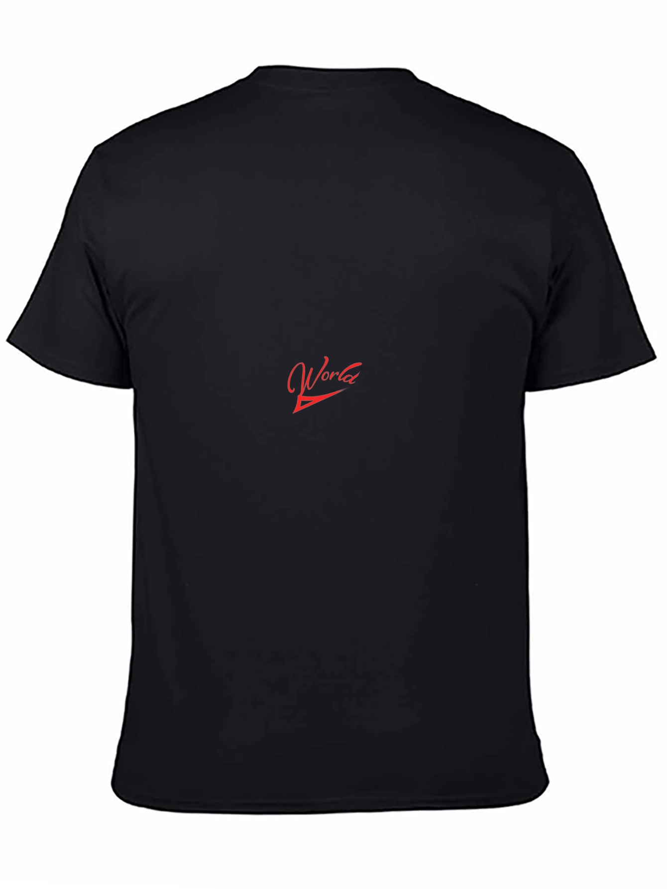 World Graphic Black T-Shirt