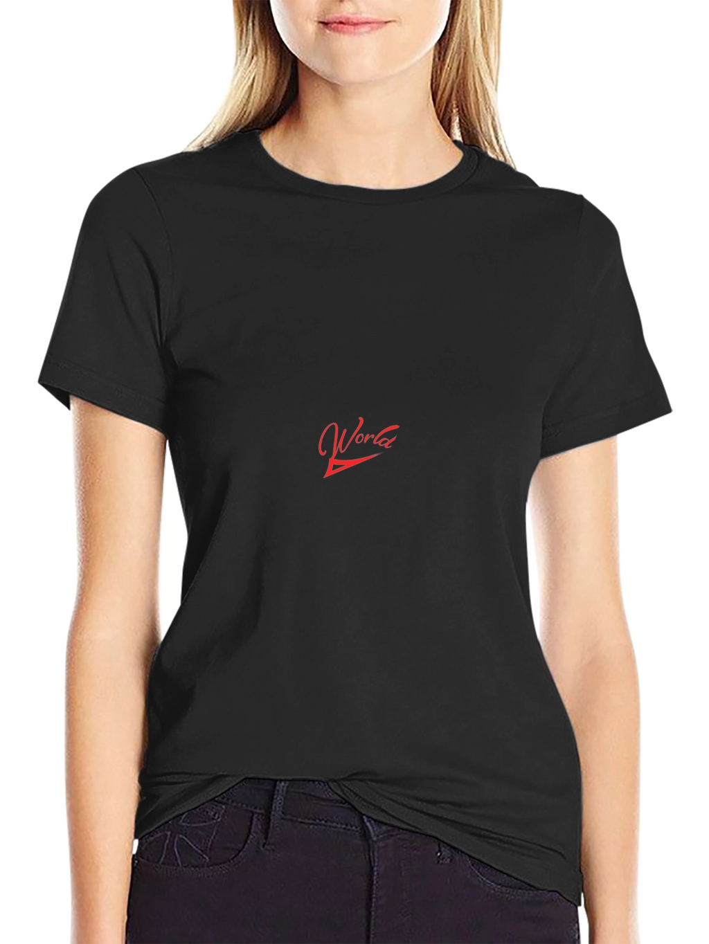 World Graphic Black T-Shirt