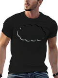 Black Cloud Graphic Tee - Modern Casual Style