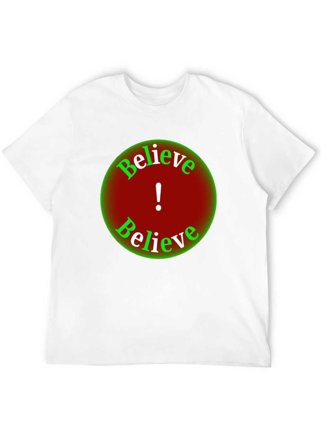 Believe Graphic Tee - Black Short Sleeve