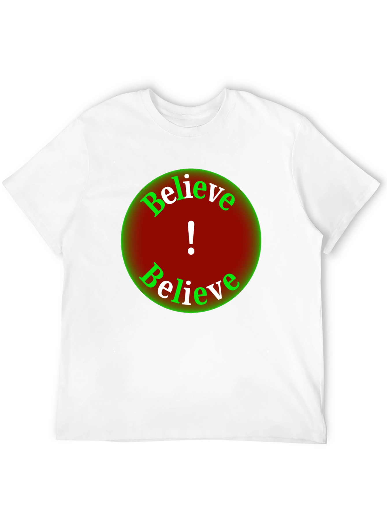 Believe Graphic Tee - Black Short Sleeve