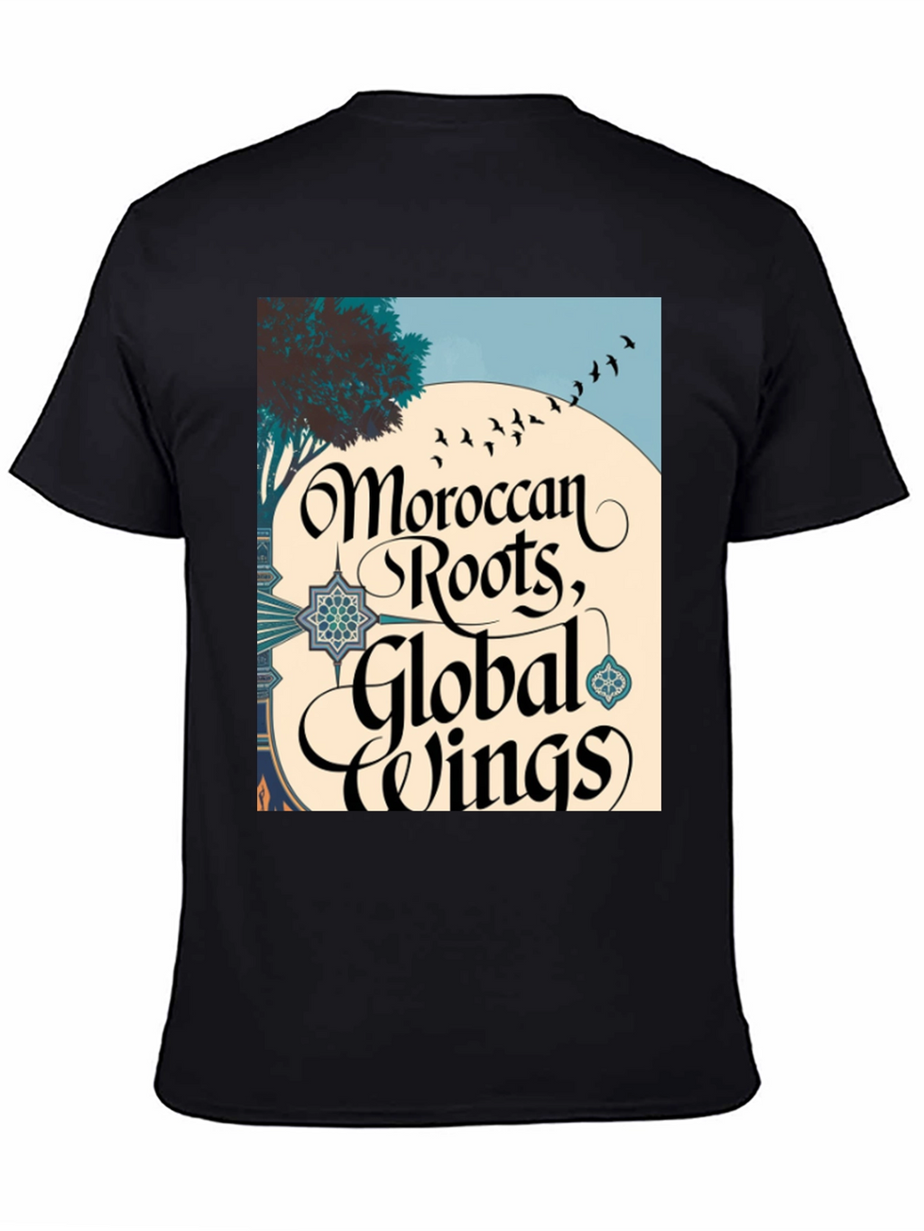 Moroccan Roots Global Wings Graphic T-Shirt