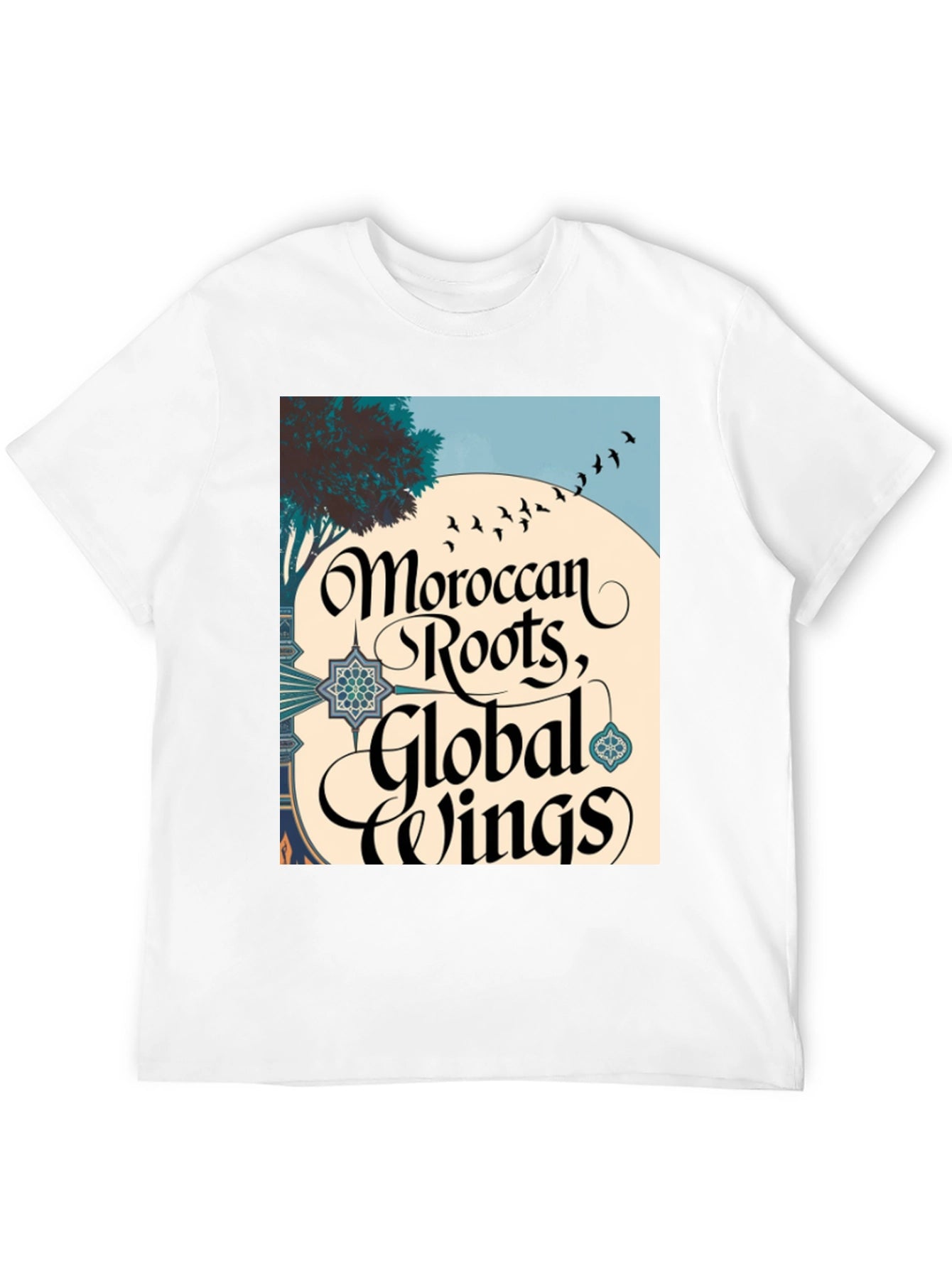 Moroccan Roots Global Wings Graphic T-Shirt