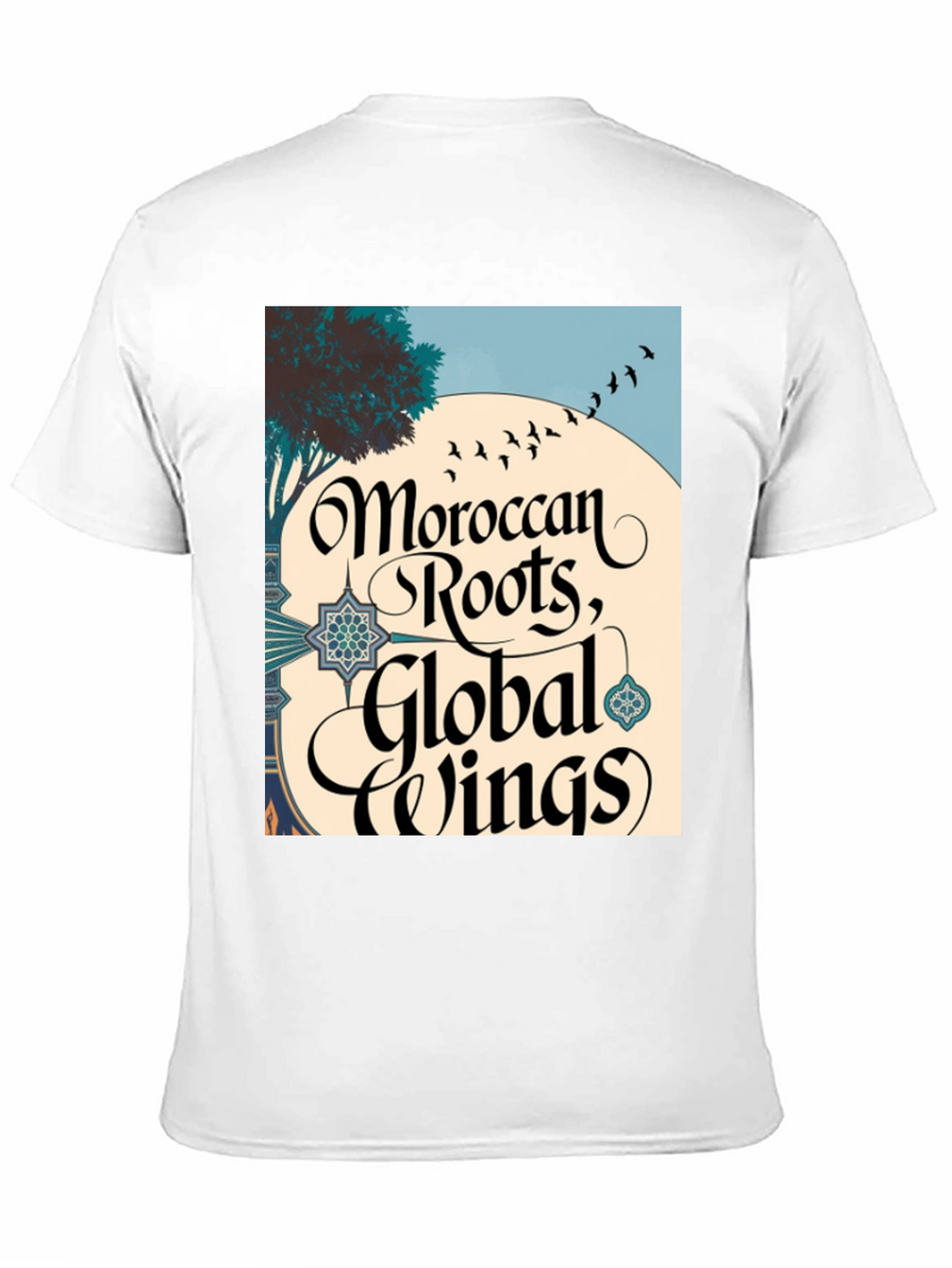 Moroccan Roots Global Wings Graphic T-Shirt