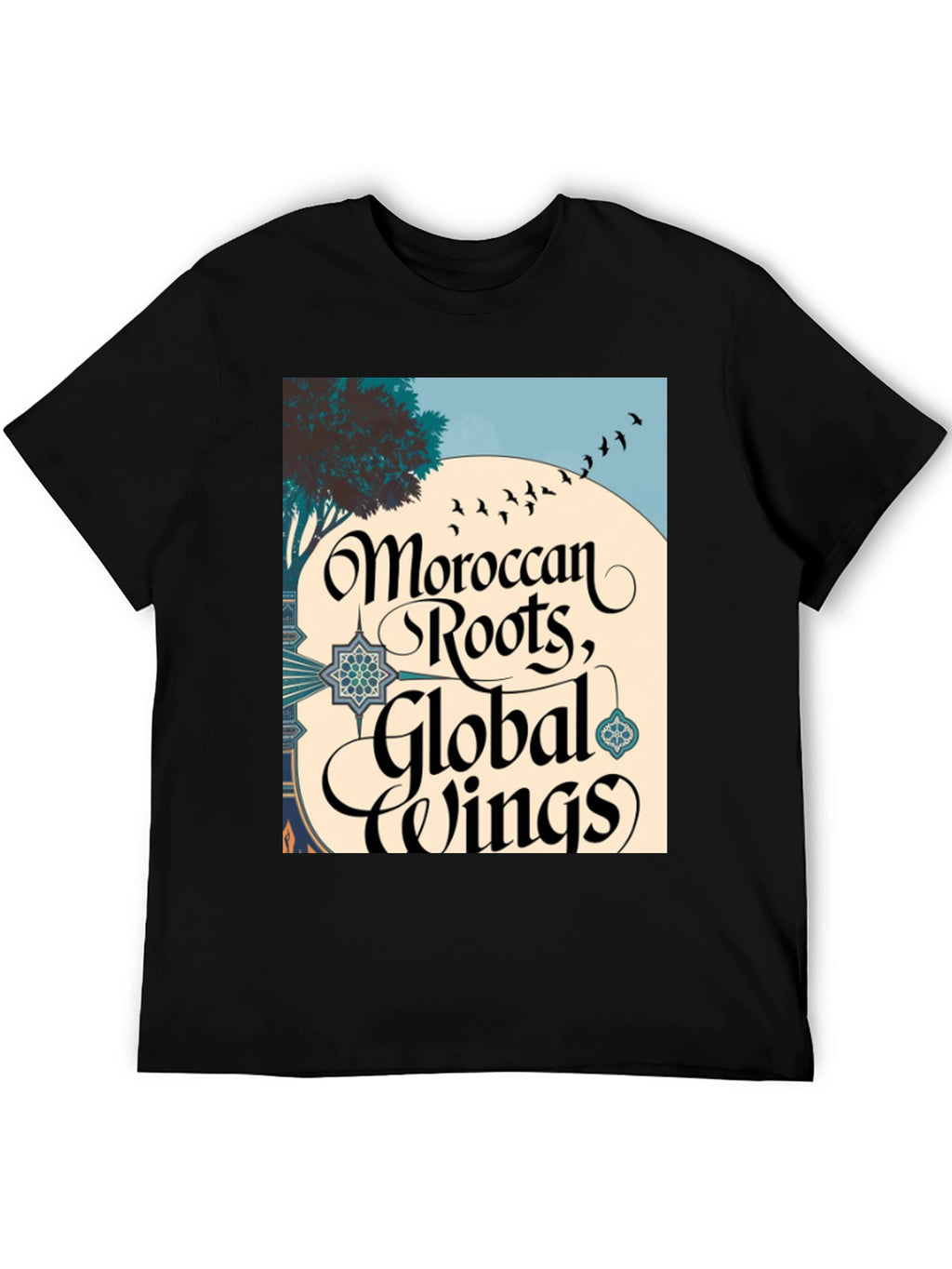 Moroccan Roots Global Wings Graphic T-Shirt