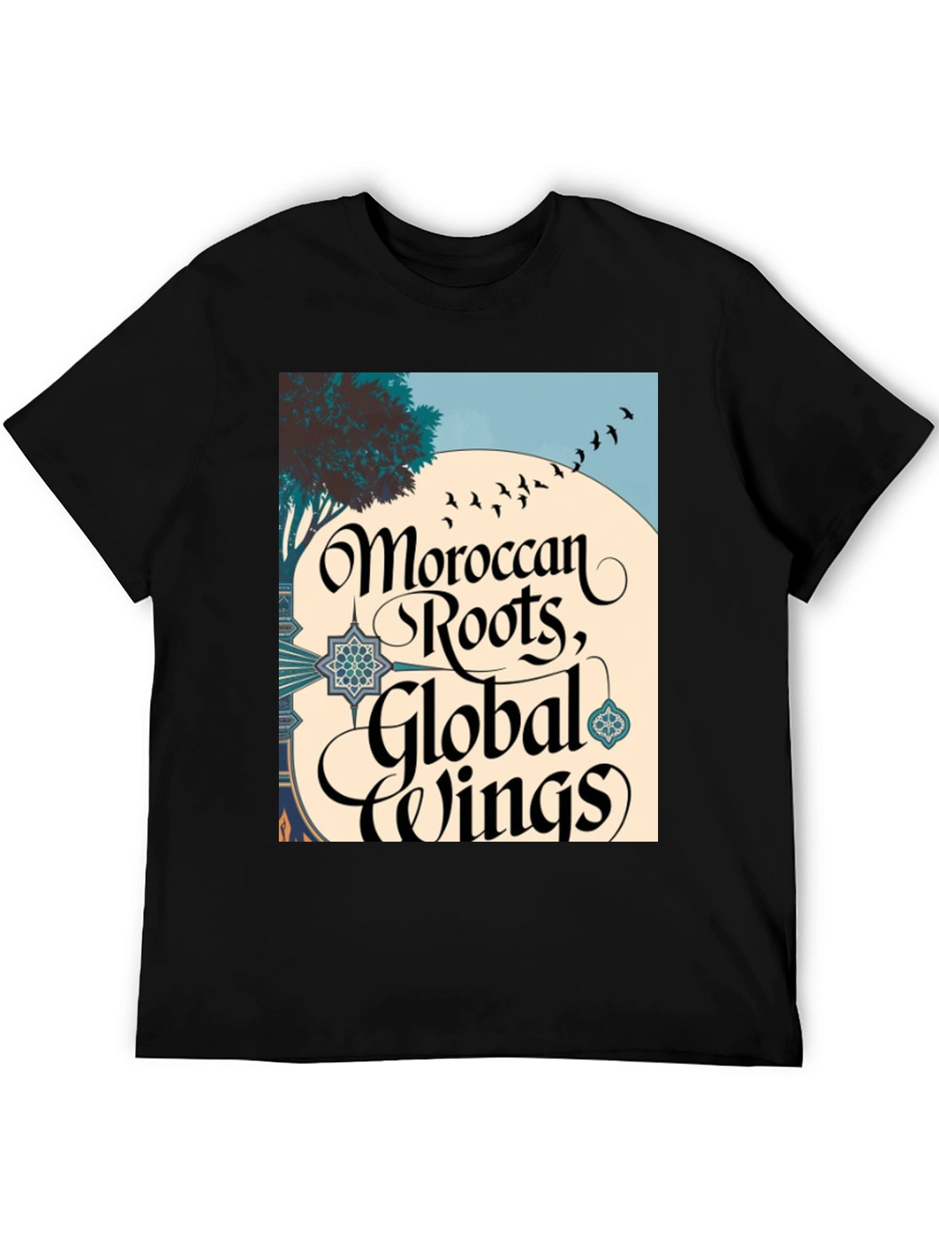 Moroccan Roots Global Wings Graphic T-Shirt
