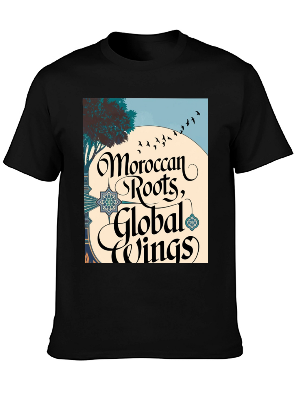 Moroccan Roots Global Wings Graphic T-Shirt