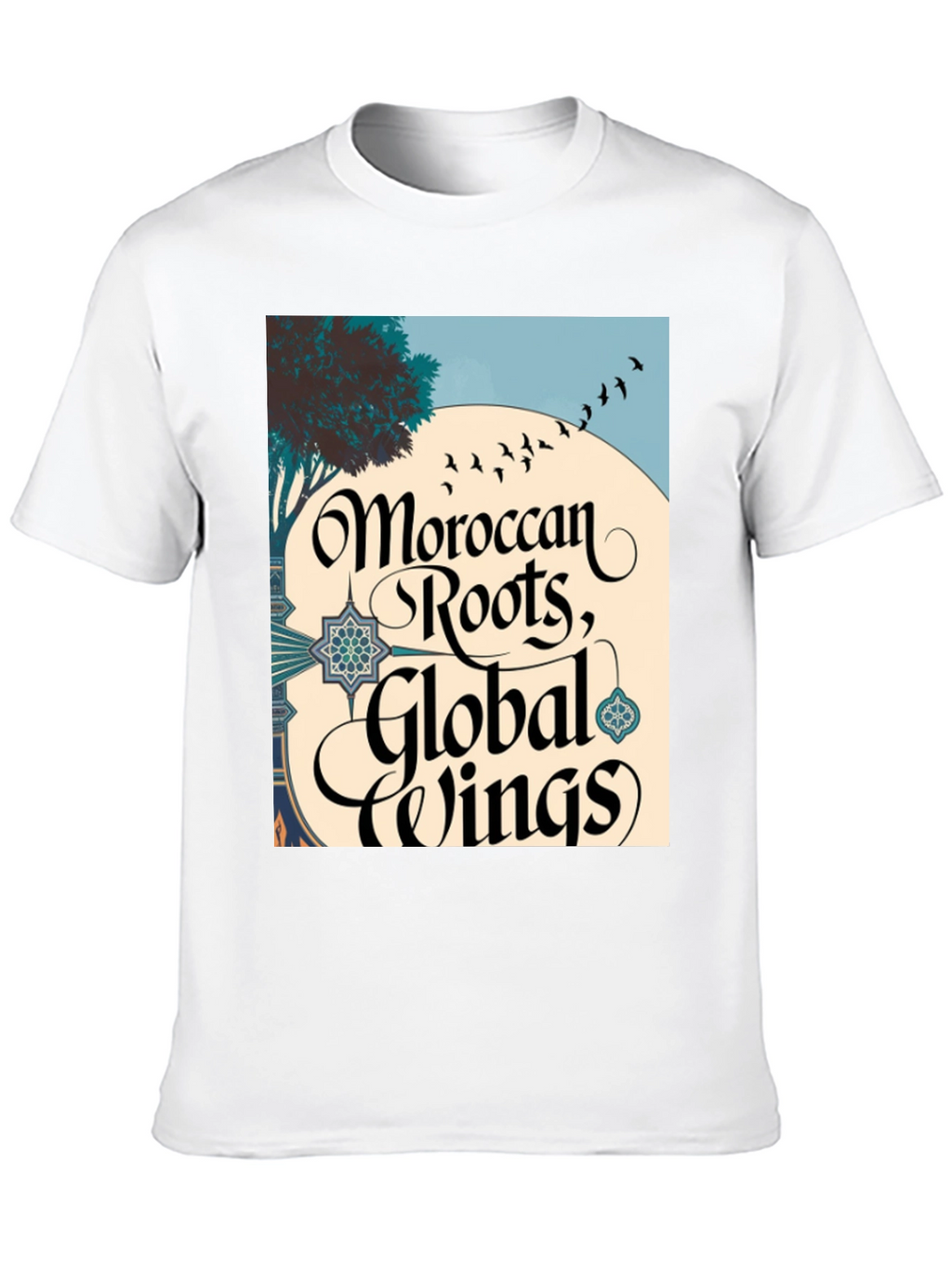 Moroccan Roots Global Wings Graphic T-Shirt