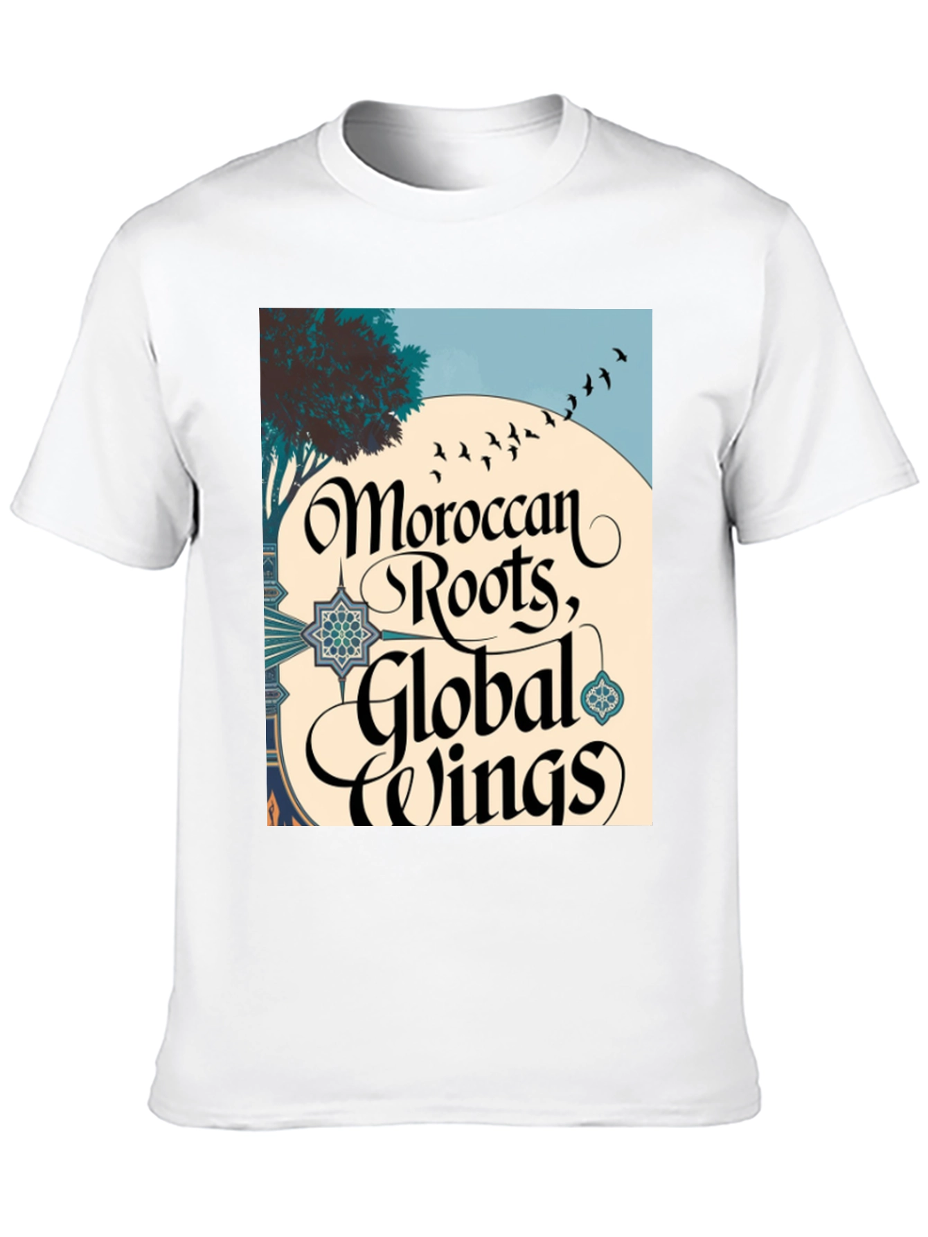 Moroccan Roots Global Wings Graphic T-Shirt