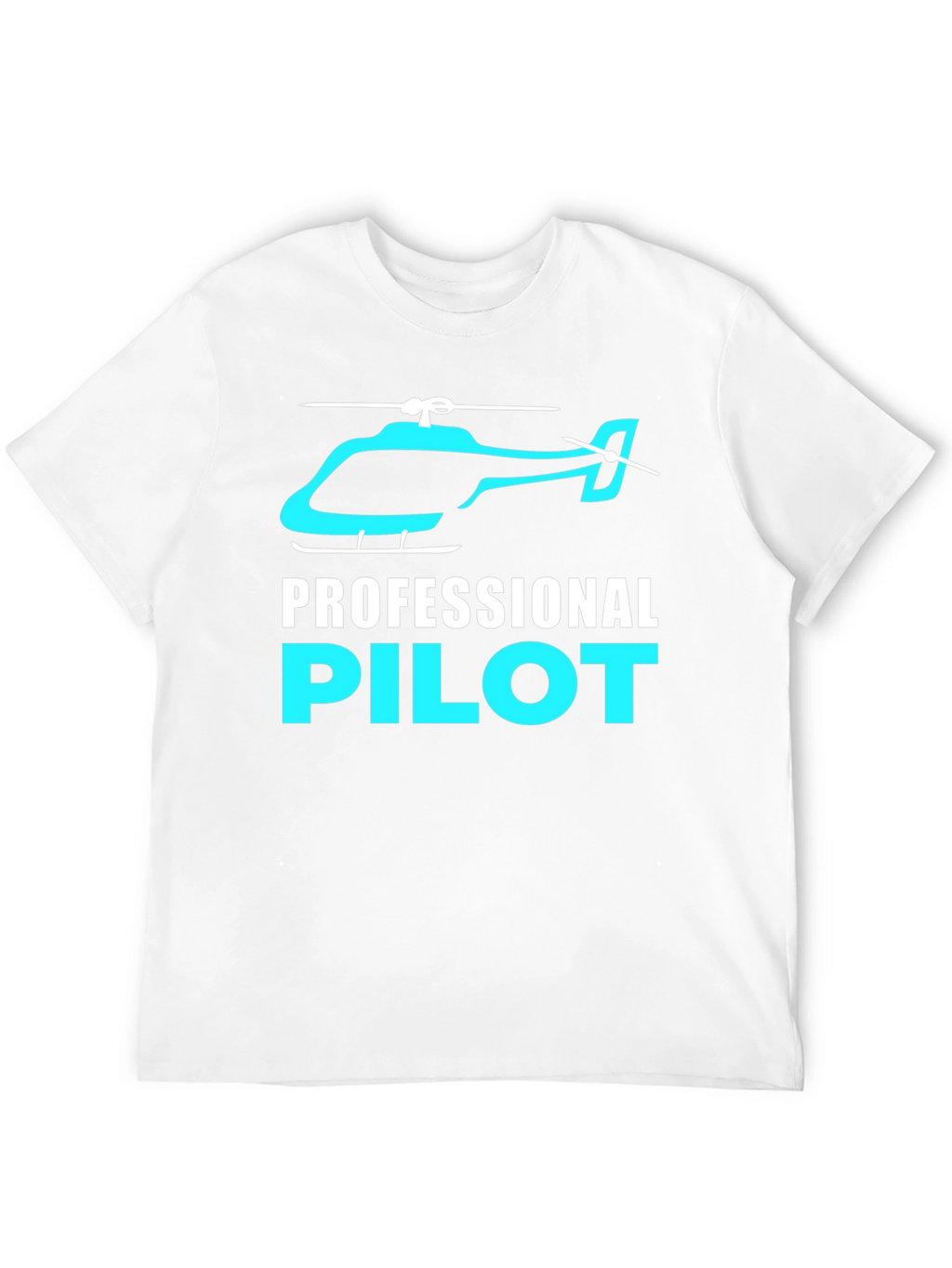 Professional Pilot Helicopter Graphic T-Shirt