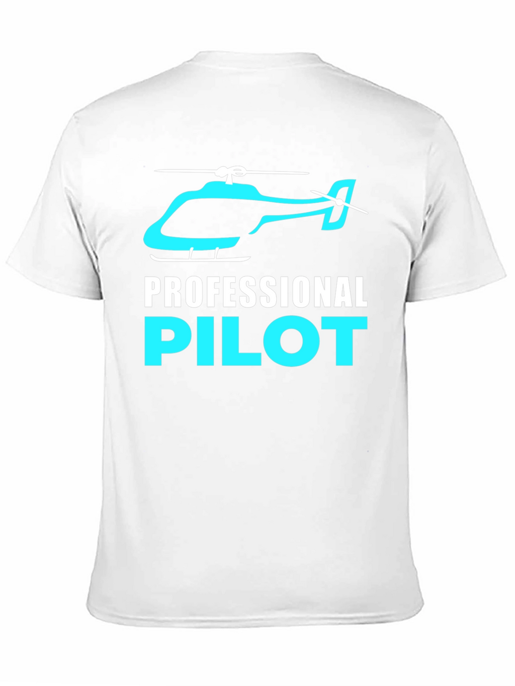 Professional Pilot Helicopter Graphic T-Shirt