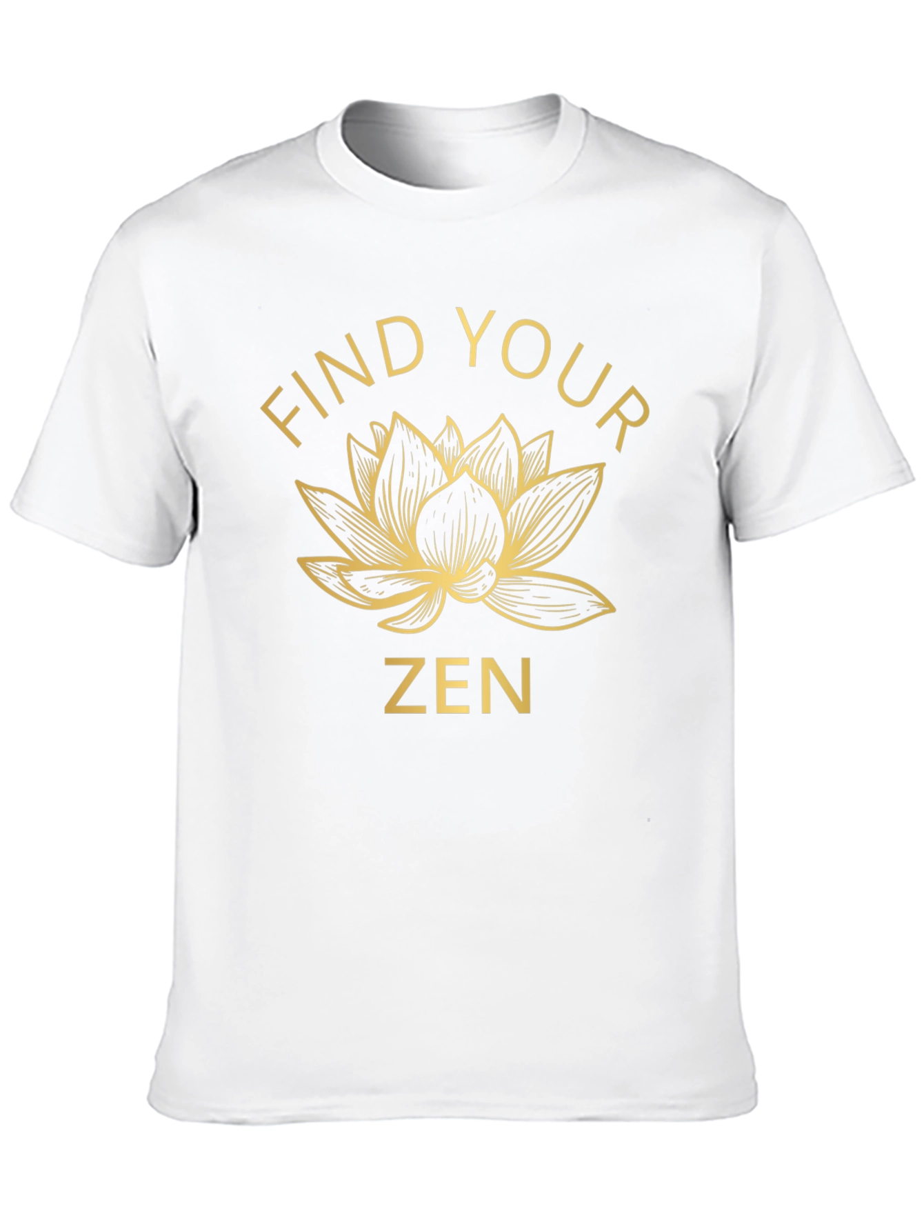Find Your Zen Lotus Graphic T-Shirt