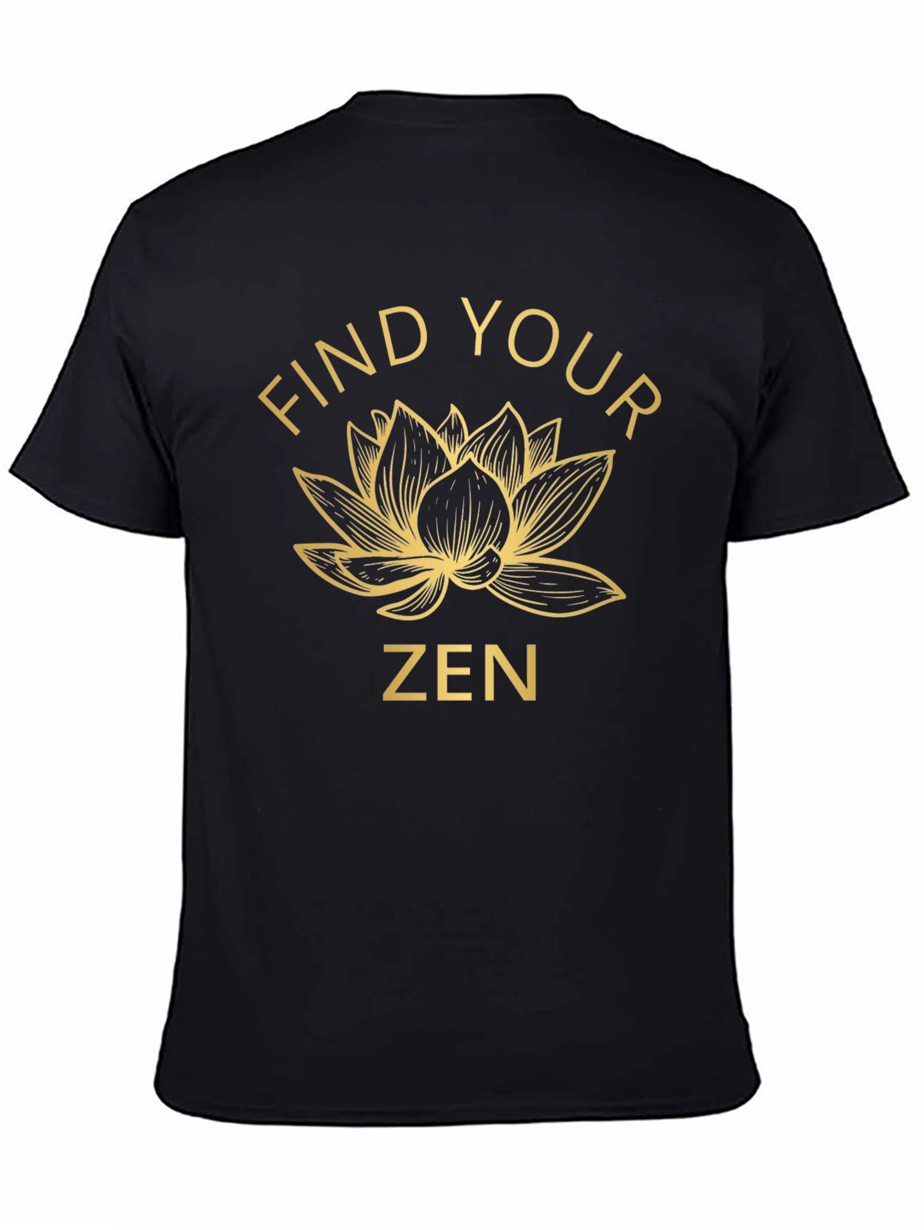 Find Your Zen Lotus Graphic T-Shirt
