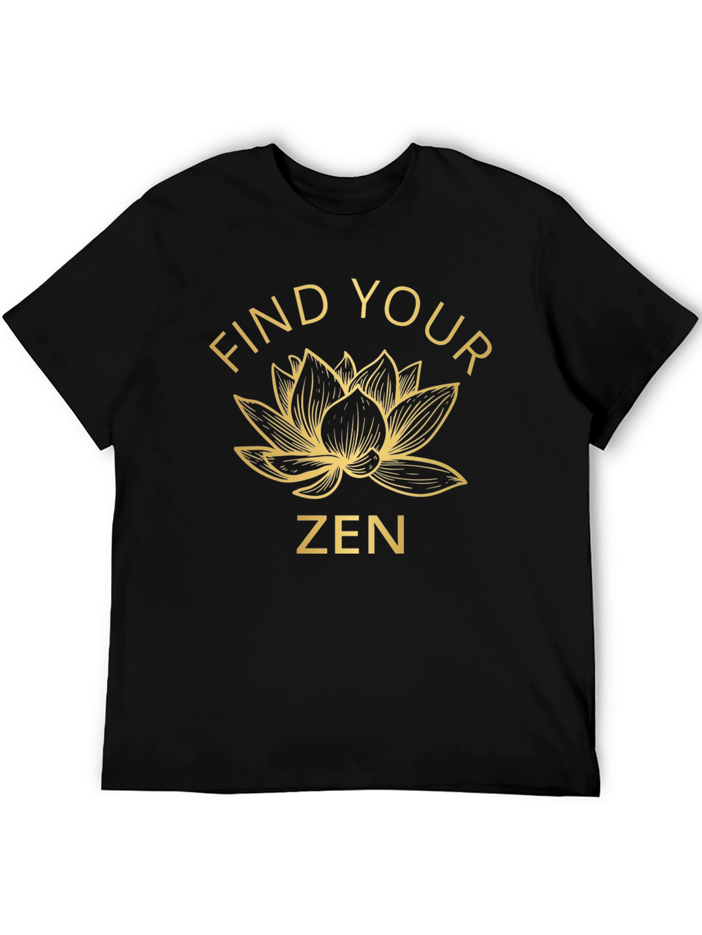 Find Your Zen Lotus Graphic T-Shirt