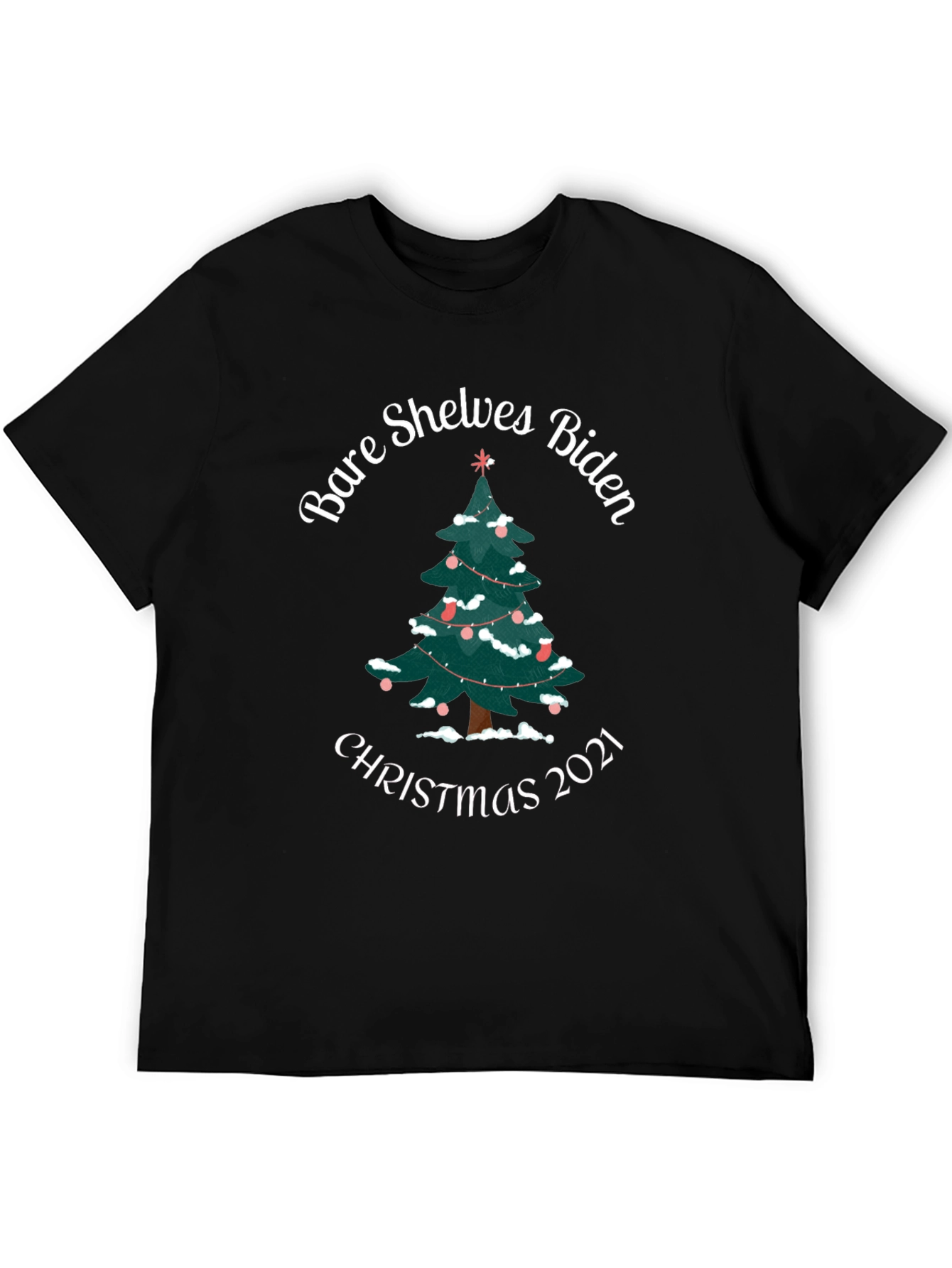 Bare Shelves Biden Christmas 2021 T-Shirt