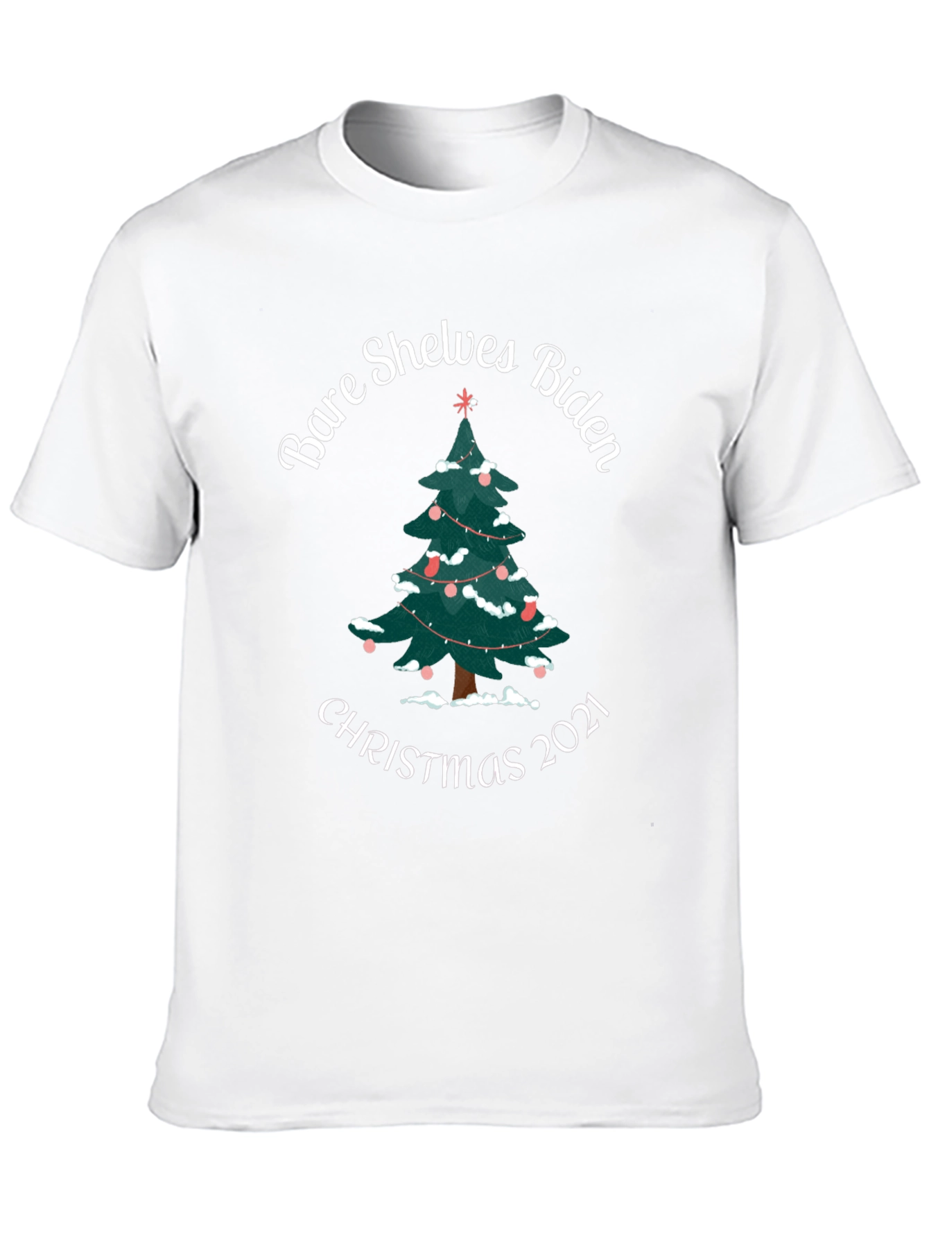 Bare Shelves Biden Christmas 2021 T-Shirt