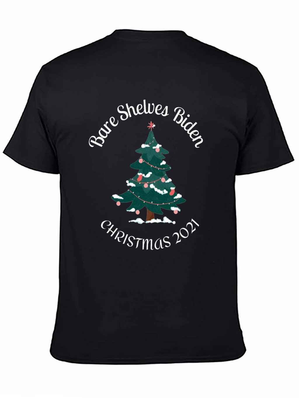 Bare Shelves Biden Christmas 2021 T-Shirt